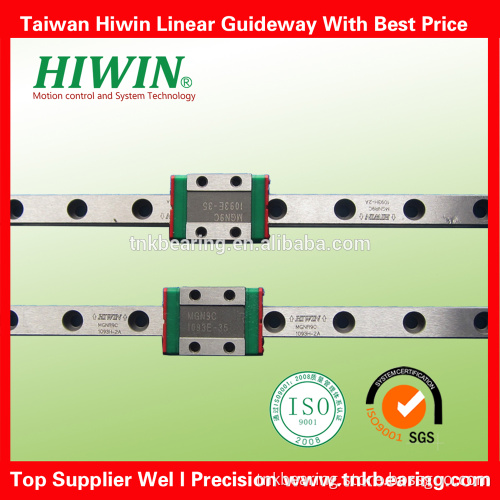 100% Original Taiwan HIWIN Mini linear guide MGNR15C,MGN15H are selling best discount price